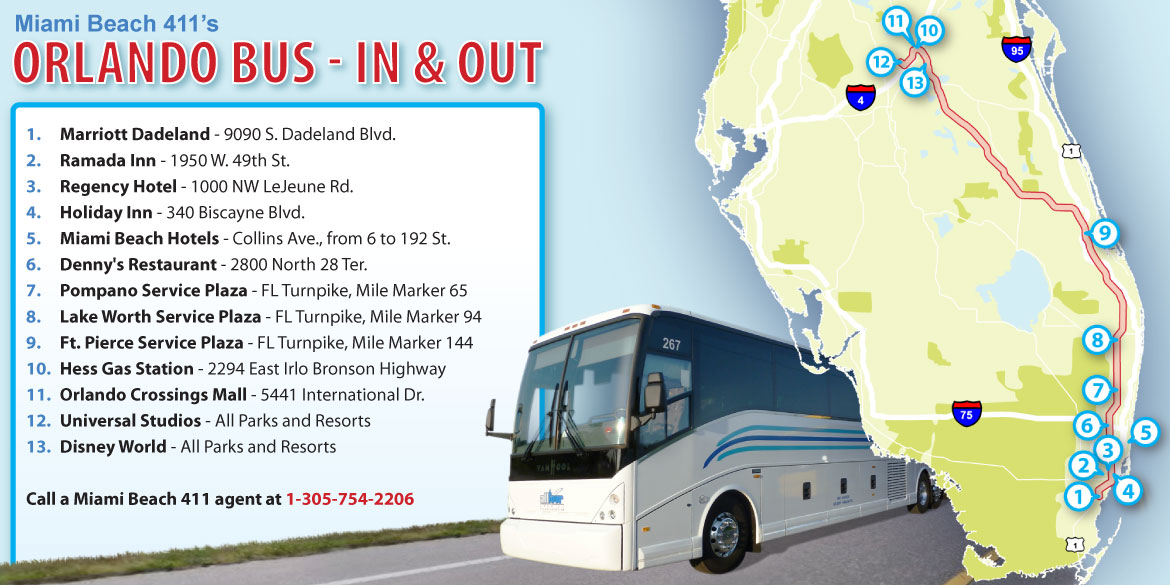 Orlando Bus Map